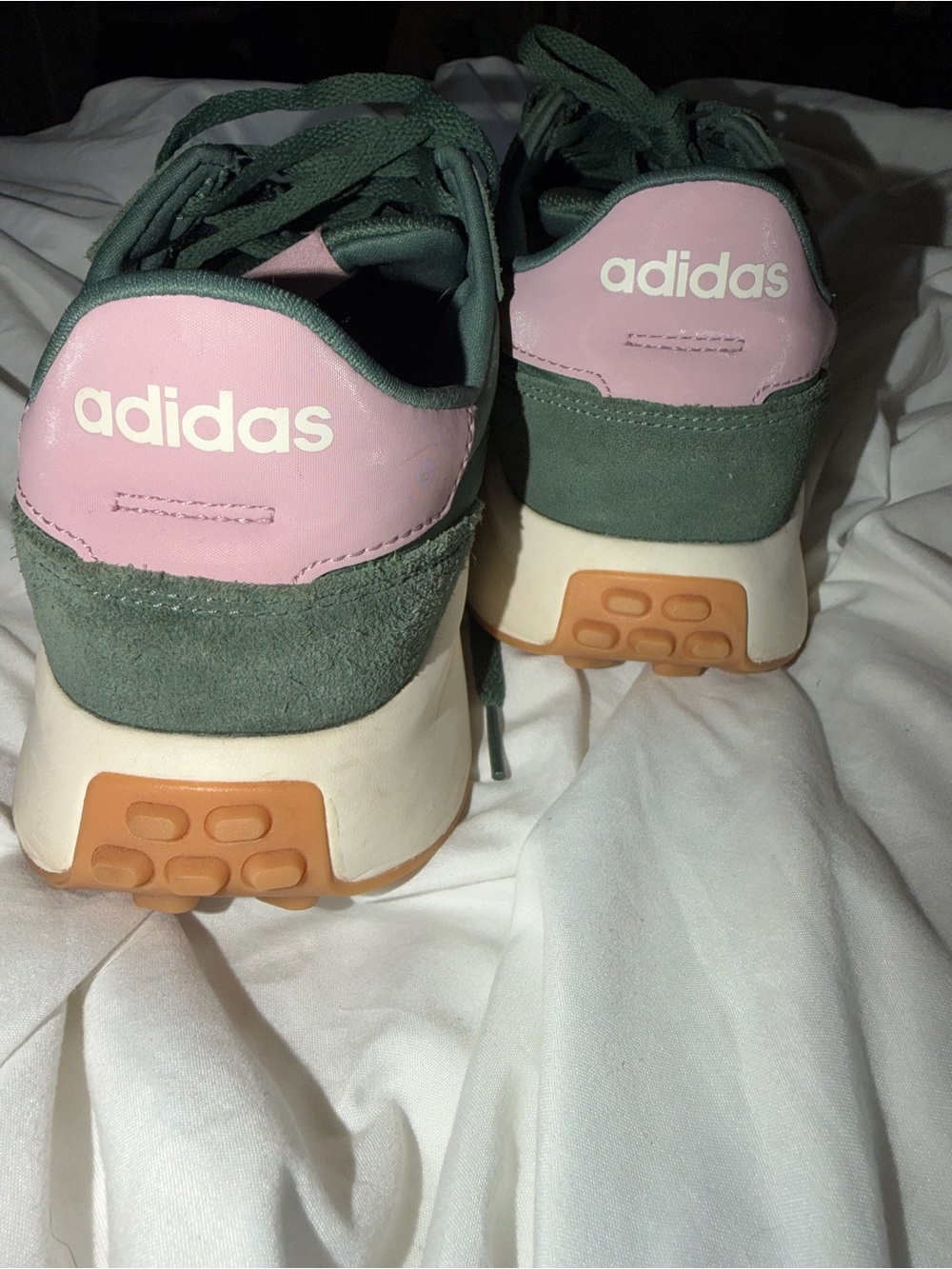 Adidas Sz 9 Men/10.5 Women/Retro Green-Casual Running Shoes-Excellent Condition - Picture 2 of 11
